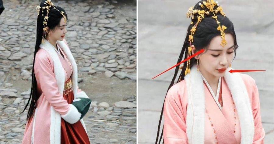 《相思令》路透，baby古裝造型毫無美感，一字眉怪異微笑唇搶鏡